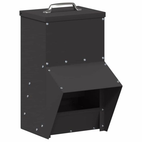 Кокошарник Черно 20 x 25 x 35 см Студено валцована стомана