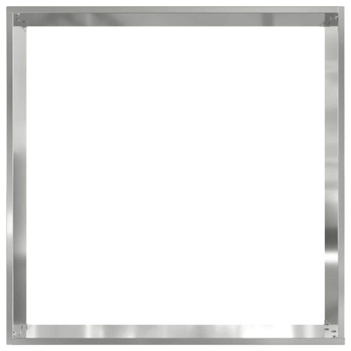 Ограда за трева Сребрист 40 x 40 x 13 cm Галванизирана стомана