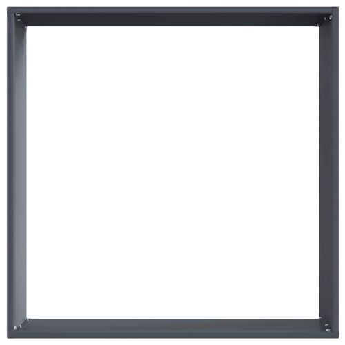 Ограда за трева Антрацит 50 x 50 x 13 см Стомана