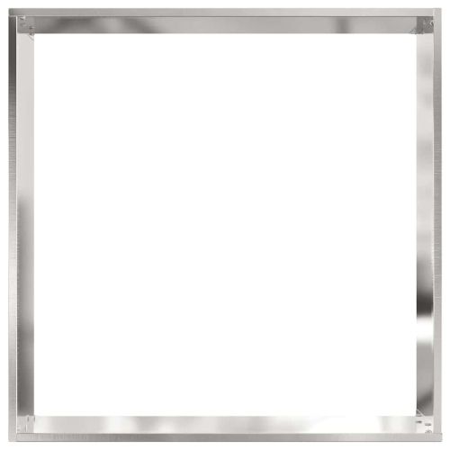 Ограда за трева Сребрист 50 x 50 x 13 см Неръждаема стомана