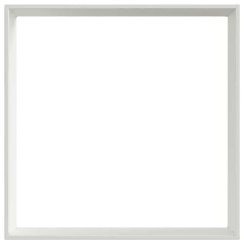 Ограда за трева 6 pcs Бяло 60 x 60 x 13 см Стомана