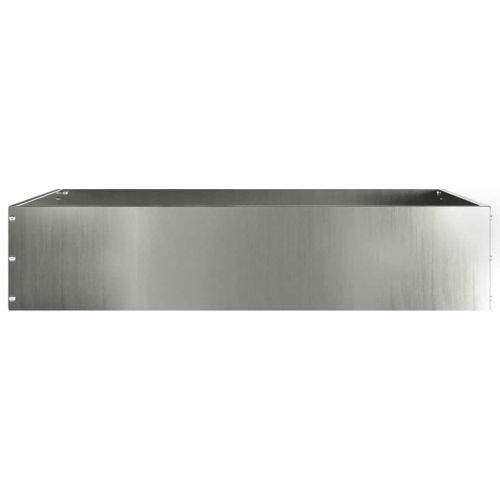 Ограда за трева 6 pcs Сребрист 60 x 60 x 13 см