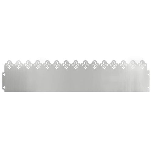 Ограничители за тревни площи 20 pcs Сребрист 103 x 0,05 x 22 см