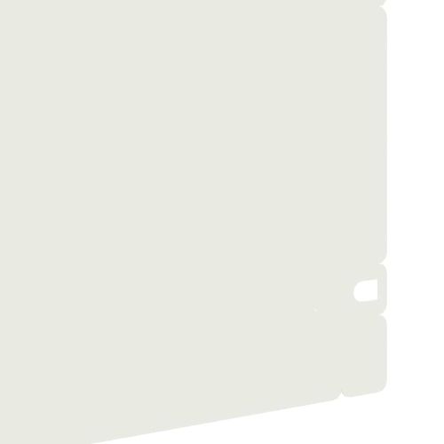Ограничители за тревни площи 10 pcs Бяло 103 x 0,05 x 22 см
