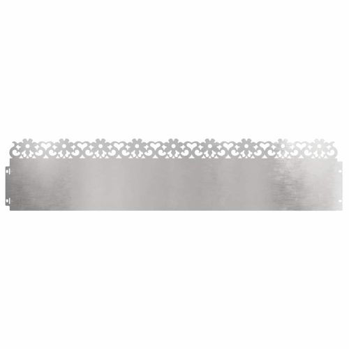 Ограничители за тревни площи 20 pcs Сребрист 103 x 0,05 x 22 см