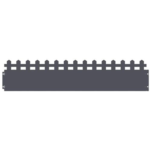 Ограничители за тревни площи 10 pcs Антрацит 103 x 0,05 x 22 см
