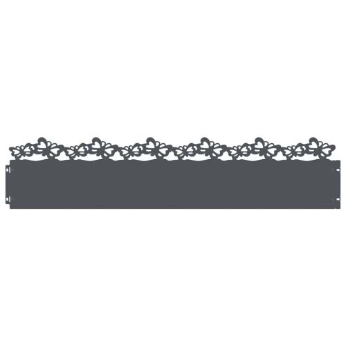 Ограничители за тревни площи 30 pcs Антрацит 103 x 0,05 x 22 см