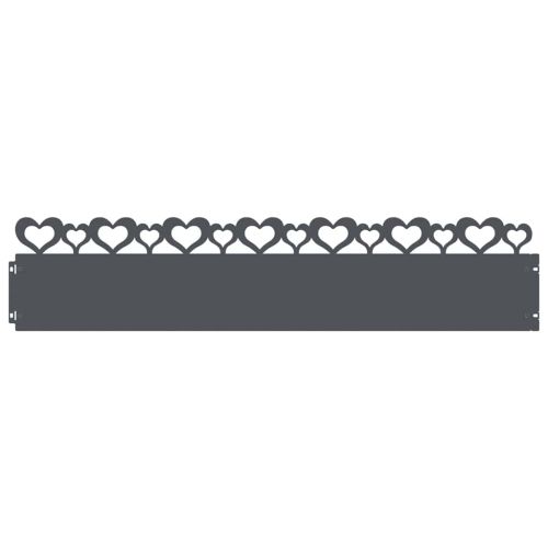 Ограничители за тревни площи 30 pcs Антрацит 103 x 0,05 x 22 см
