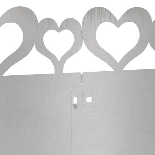 Ограничители за тревни площи 20 pcs Сребрист 103 x 0,05 x 22 см