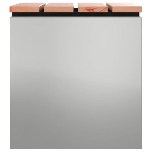 Градинска пейка Сребрист 40 x 40 x 43 cm Поцинкована стомана