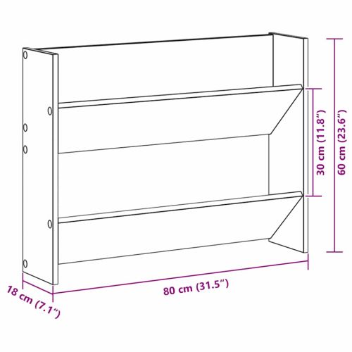 Шкаф за обувки 2 pcs Черния дъб 83 x 18 x 60 см Инженерно дърво