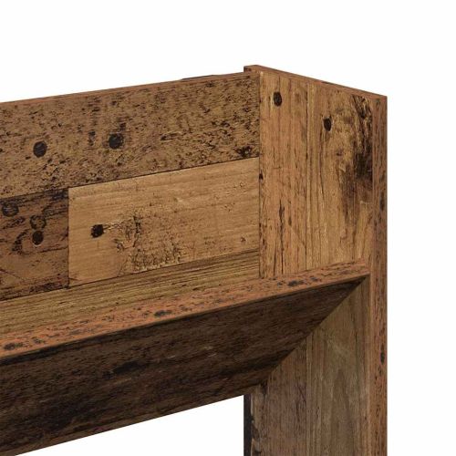 Шкаф за обувки с рафт 2 pcs Старо дърво 84 x 18 x 90 см