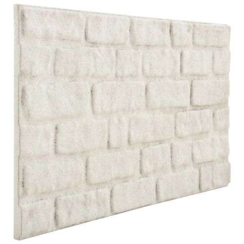 Стенни панели 10 pcs Бяло 100 x 50 cm EPS пяна