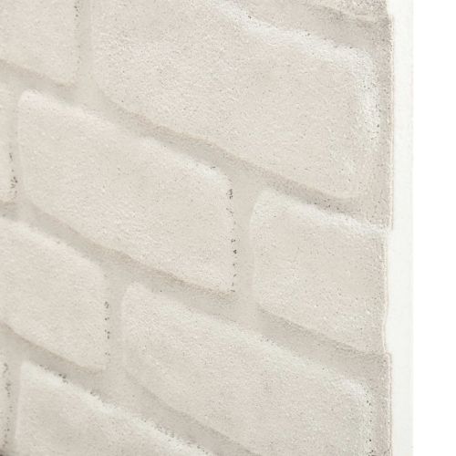 Стенни панели 10 pcs Бяло 100 x 50 cm EPS пяна