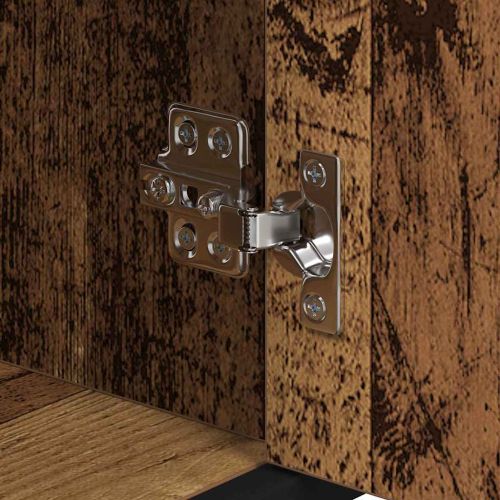 Комплект мебели за баня 3 pcs Старо дърво Инженерно дърво