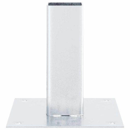 Основи за стълбове квадрат 4 бр 51x51 мм поцинкована стомана