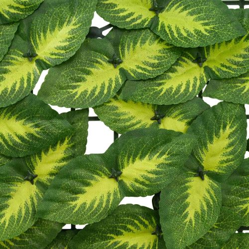 Завеса за балкон с листа Зелен и жълт 500 x 150 cm