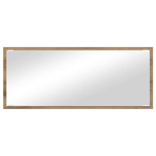 Огледало с огледало Дъб 90 x 8,5 x 37 см Инженерно дърво