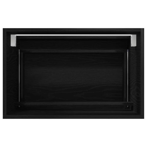 Комплект мебели за баня с чекмедже с огледало 2 pcs Черния дъб