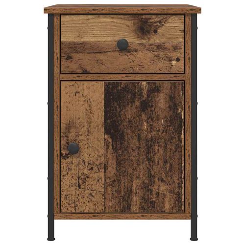 Нощен шкаф 2 pcs Старо дърво 40 x 42 x 60 см Инженерно дърво