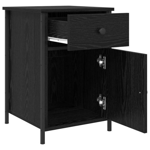 Нощен шкаф 2 pcs Черния дъб 40 x 42 x 60 см Инженерно дърво