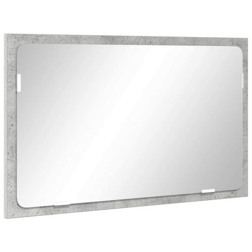 Комплект мебели за баня Циментено сиво 60 x 38,3 x 45 см