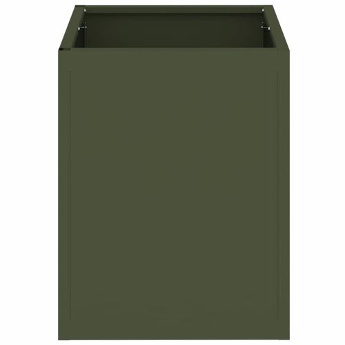 Градинска саксия Маслинено зелено 32 x 32 x 40 см