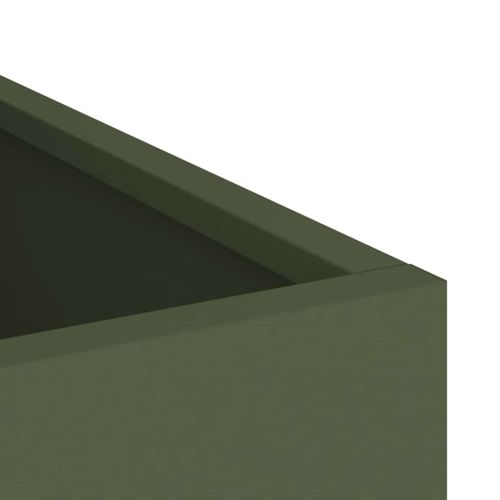 Градинска саксия Маслинено зелено 32 x 32 x 40 см