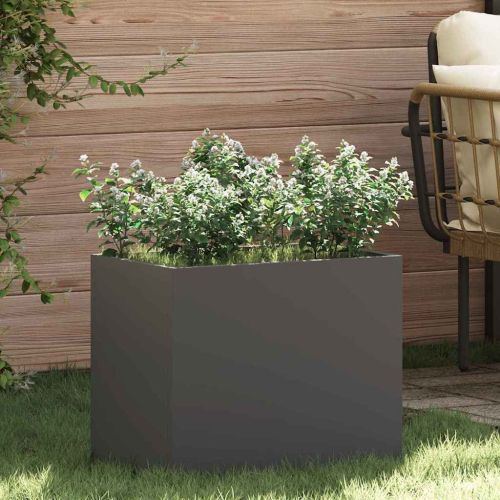 Градинска саксия Черно 50 x 32 x 40 см