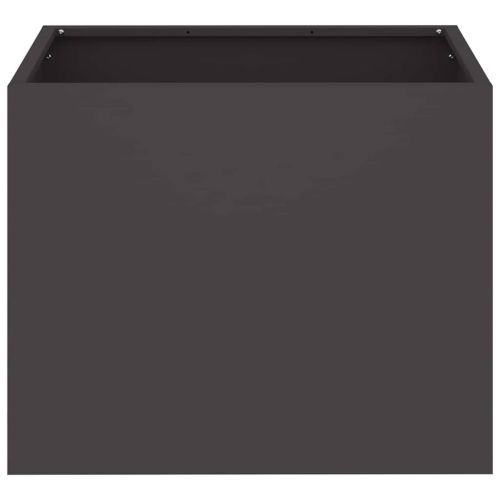 Градинска саксия Черно 50 x 32 x 40 см
