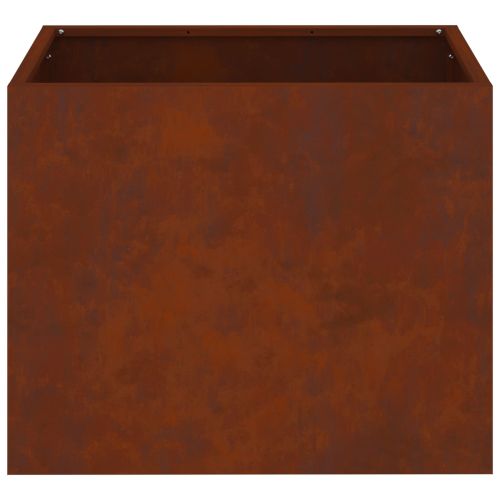Градинска саксия Патинираща стомана 50 x 32 x 40 см