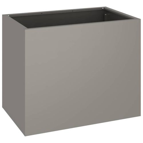 Градинска саксия Патинираща стомана 50 x 32 x 40 см