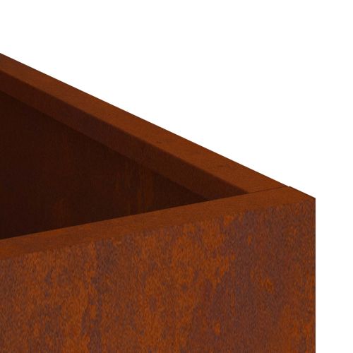 Градинска саксия Патинираща стомана 50 x 32 x 40 см