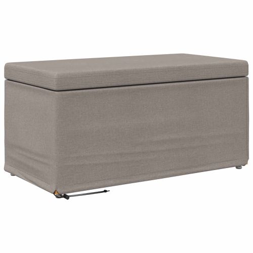 Стук Таупе 81 x 41 x 40 cm Текстил и конструирано дърво