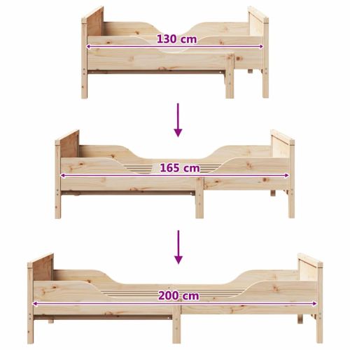 Рамка за легло с таблото Кафяво 80 x 200 cm Инженерно дърво