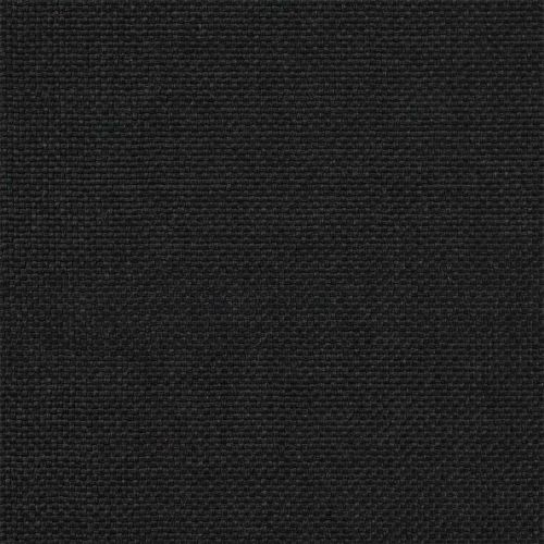 Леглова рамка с тапицирана гръбна част Черен 120 x 190 cm
