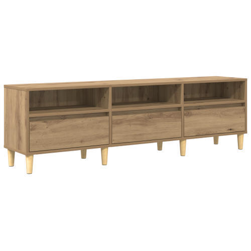 ТВ шкаф с чекмедже Дъб 150 x 30 x 45 см Инженерно дърво