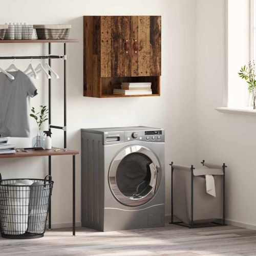 Стенен шкаф старо дърво 60 x 31 x 70 см Инженерно дърво