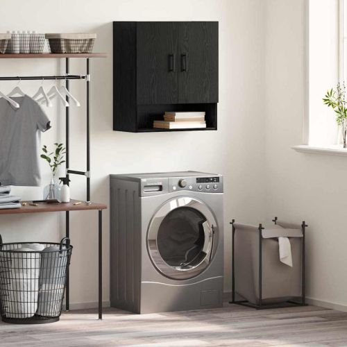 Стенно шкафче Черния дъб 60 x 31 x 70 см Инженерно дърво