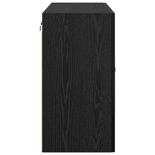 Стенен шкаф Черен дъб 60 x 31 x 60 см Инженерно дърво