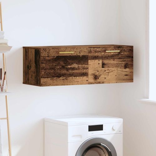 Стенен шкаф Старо дърво 100 x 36.5 x 35 cm Инженерно дърво
