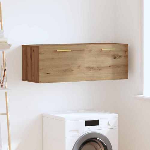 Стенен шкаф дъб артизан 100 x 36.5 x 35 cm Инженерно дърво