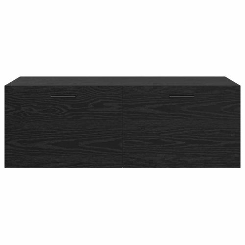 Стенно шкафче Черния дъб 100 x 36,5 x 35 cm Инженерно дърво