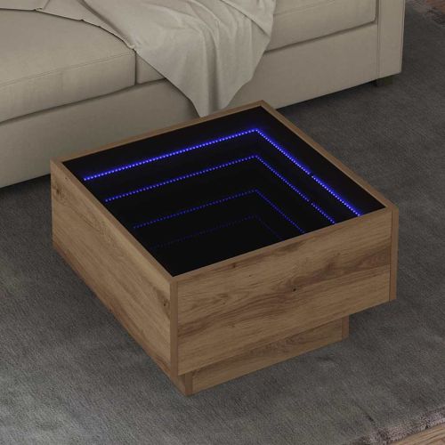 Масичка за кафе дъб артизан 50 x 50 x 30 см Инженерно дърво