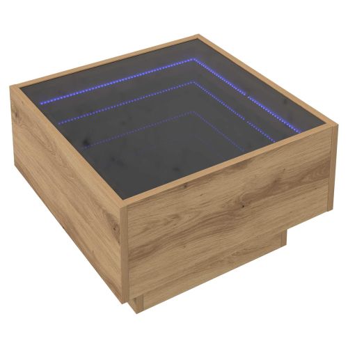 Масичка за кафе дъб артизан 50 x 50 x 30 см Инженерно дърво