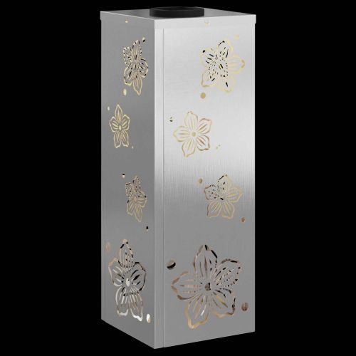 Соларна LED светлина за пътека 2 pcs Сребрист