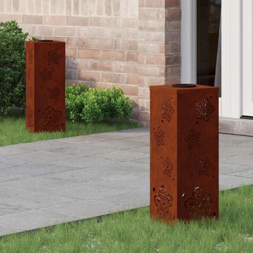 Соларна LED светлина за пътека 2 pcs Ръждясало