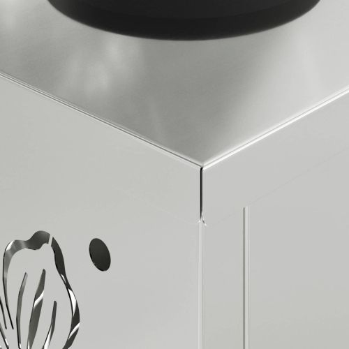 Соларна LED светлина за пътека 2 pcs Сребрист