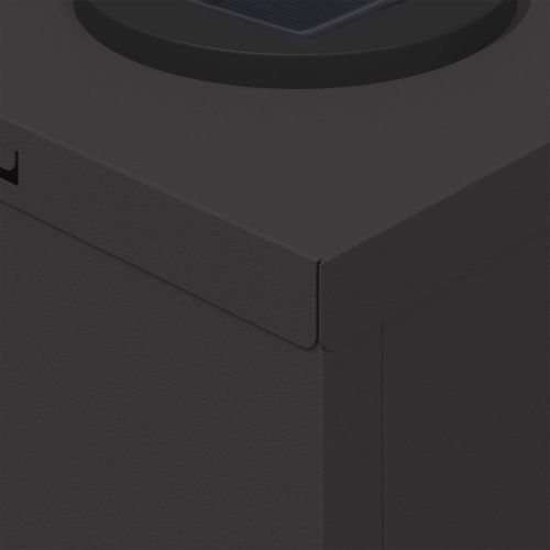 Соларна LED светлина за пътека 2 pcs Черно