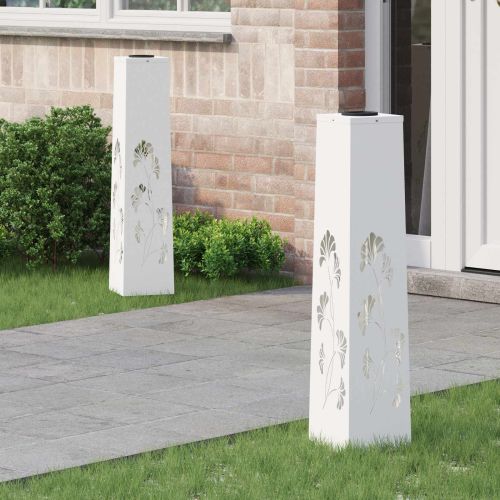 Соларна LED светлина за пътека 2 pcs Бяло